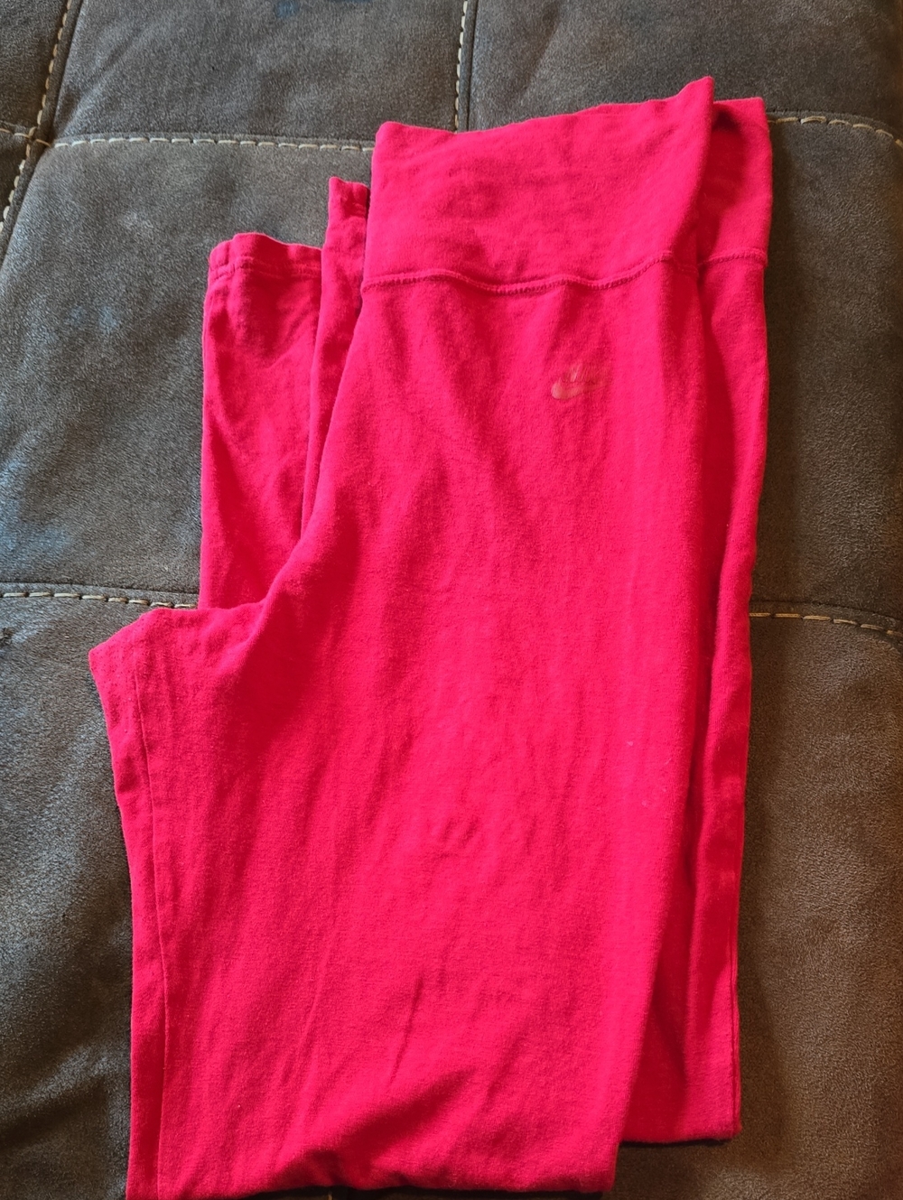 Womens NIKE Red Stretch Leggings